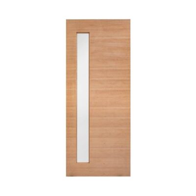 2340x1020/1200x40 Vertical 1 Lite Frosted Glass Brand New Entrance Door.