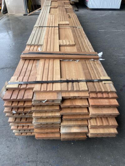 125x14 Standard And Better Grade Spotted Gum Overlay Hardwood Flooring.$13 Per Meter.