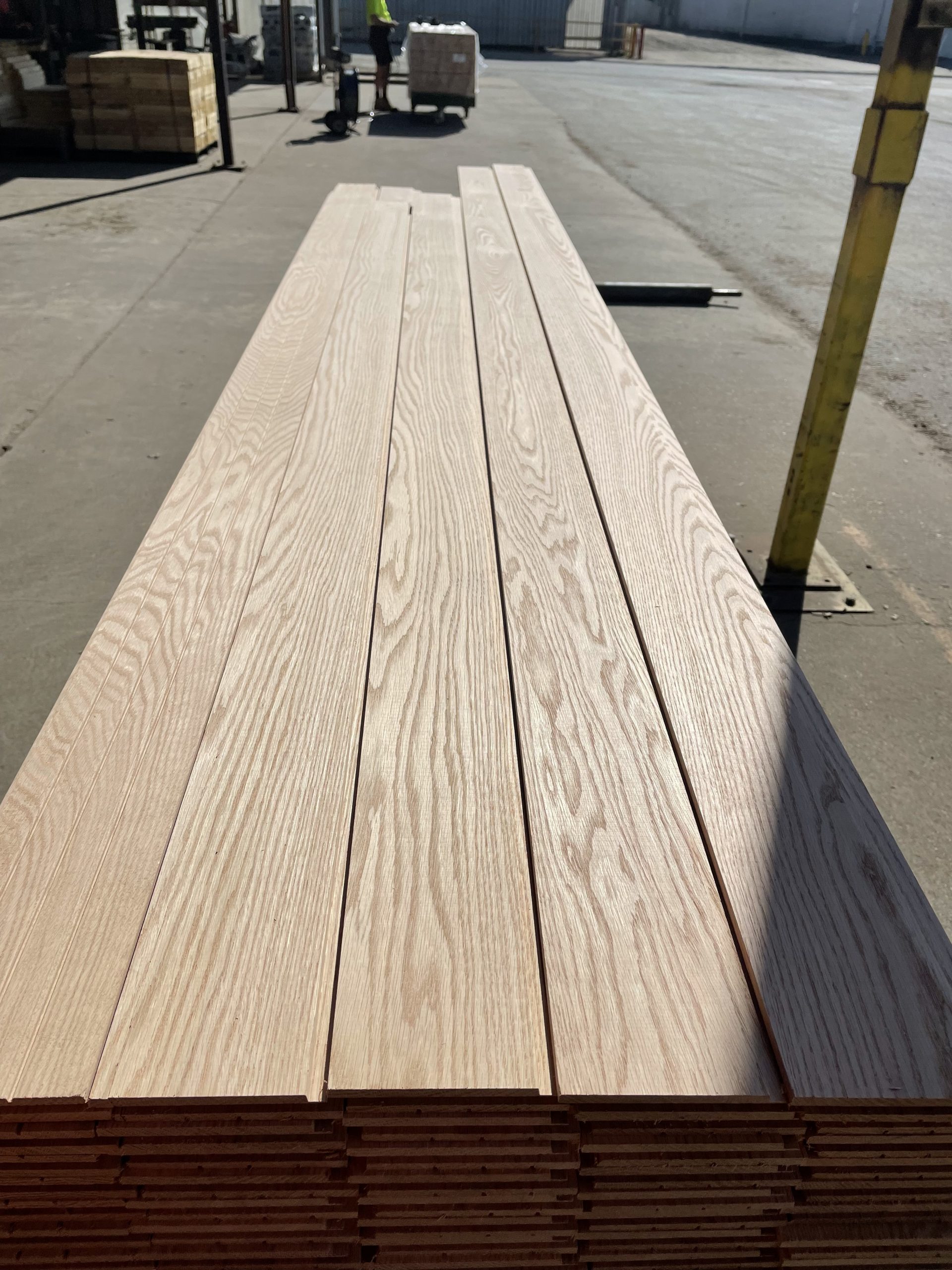 105x19 American Oak Select Grade Hardwood Cladding. Price Per Linear meter.